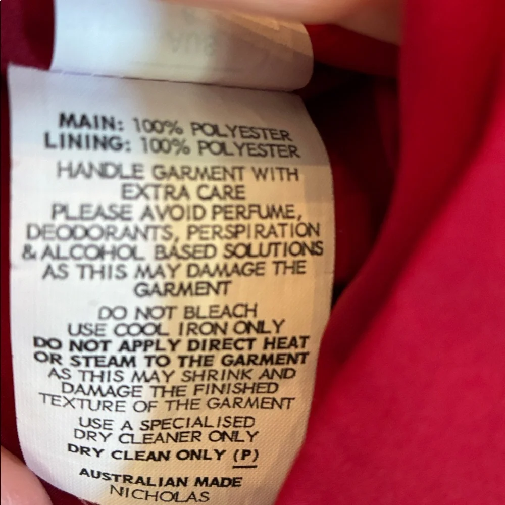 NICHOLAS red lace midi dress - Picture 10 of 12